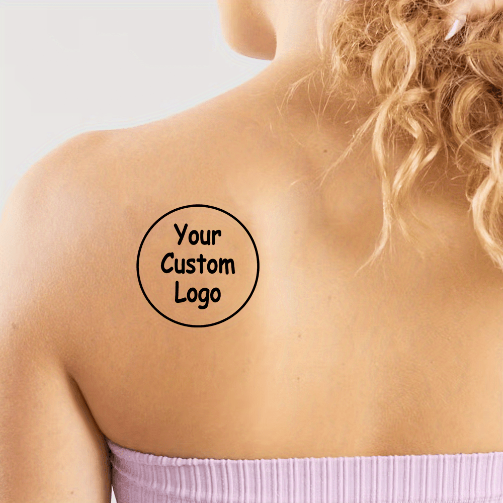 Custom Photo & Logo Temporary Tattoos - Personalized Design Tattoo Stickers for Events & Parties (15pcs) - Image 6