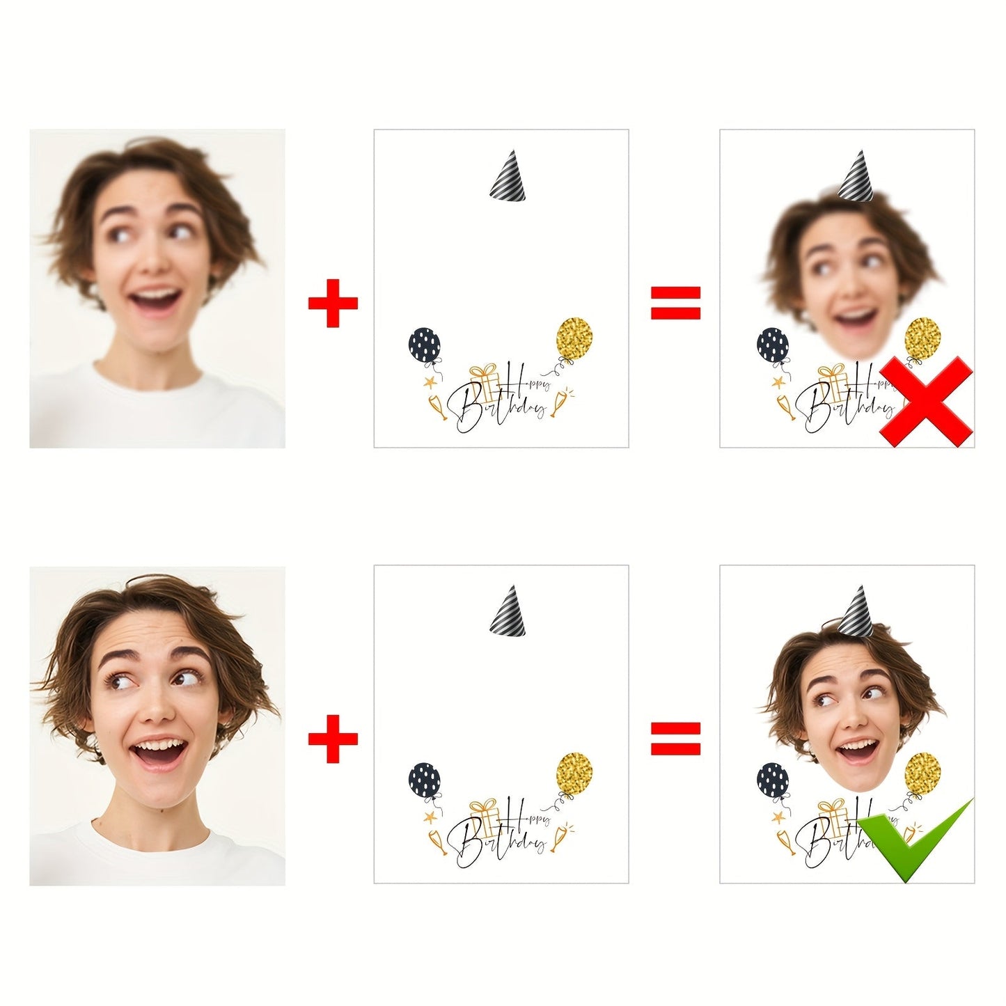 Custom Birthday Temporary Tattoos - Personalized Name Party Hat Design Tattoo Stickers (20pcs) - Image 8