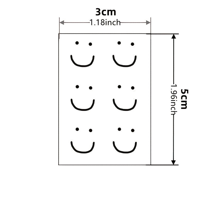 Simple Smile Temporary Tattoos - Minimalist Happy Face Finger Tattoo Stickers - Usage Demonstration