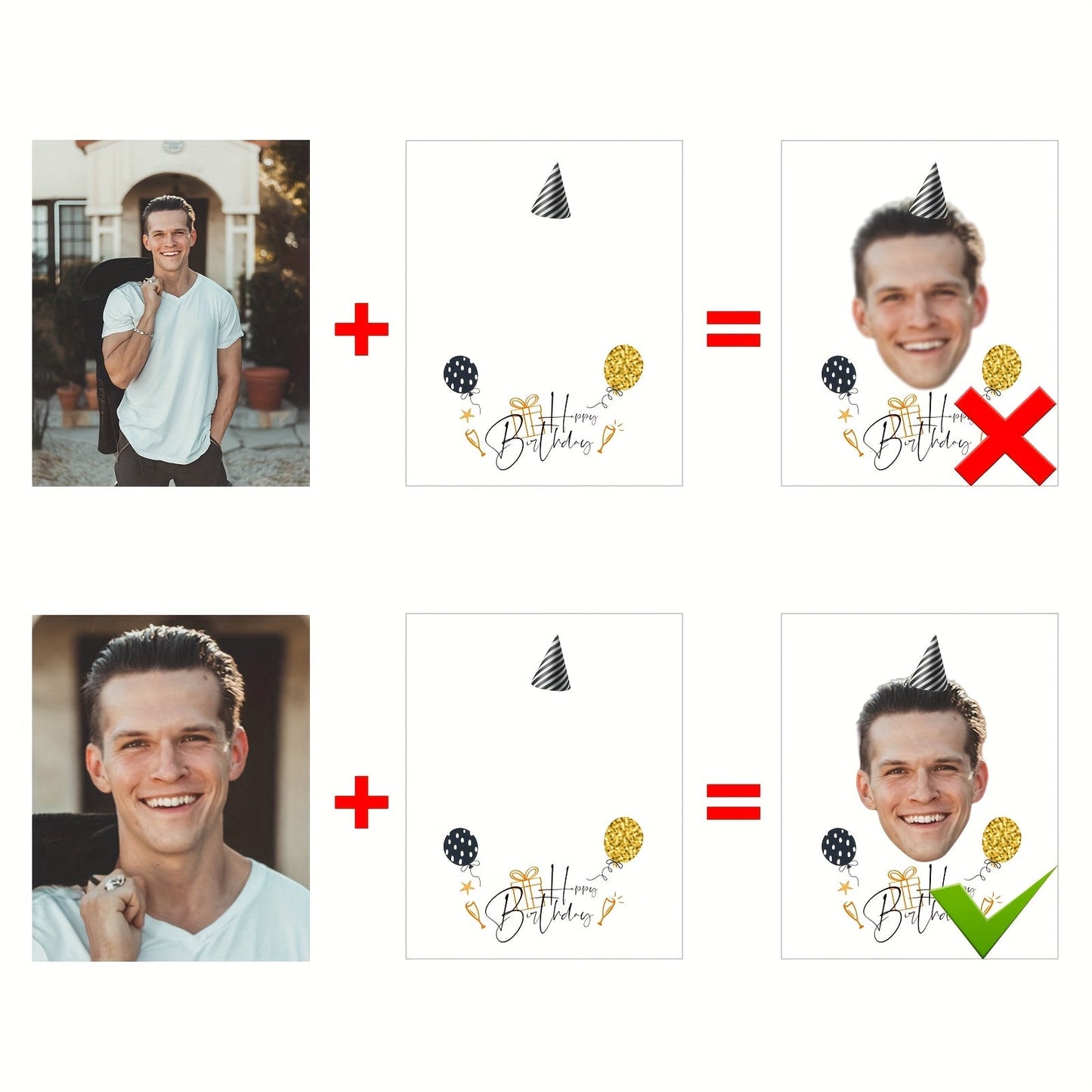 Custom Birthday Temporary Tattoos - Personalized Name Party Hat Design Tattoo Stickers (20pcs) - Image 7