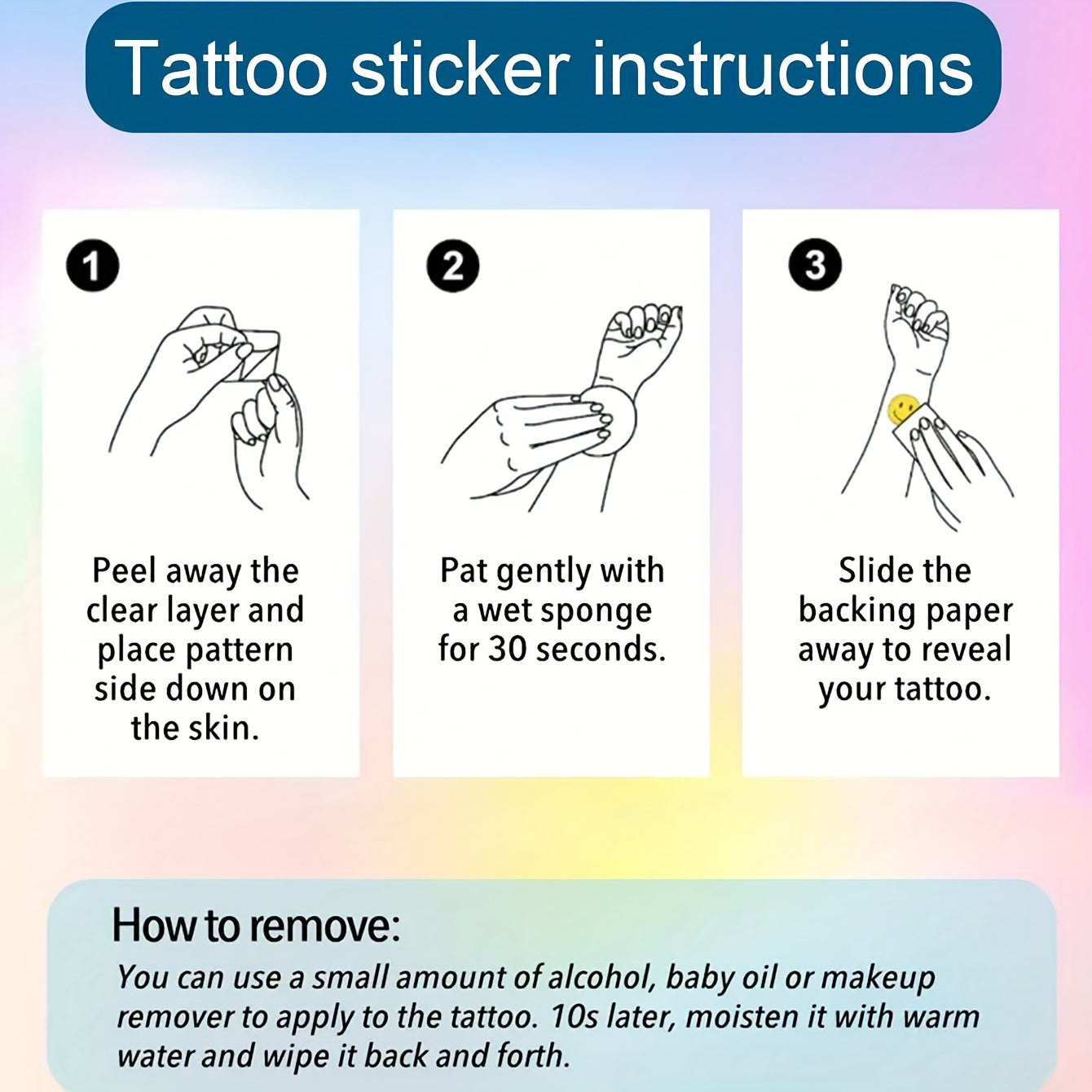 Custom Photo Temporary Tattoos - Personalized Picture Portrait Tattoo Stickers (12-192pcs) - Image 7